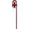 Ekena Millwork Premium J-Strap Roller Hanger w/ Bolts for Barn Door for 1 3/8" Doors, Regal Red GB60013RRR - alternate 4